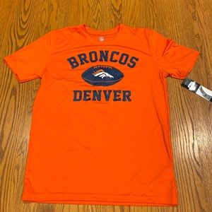 NFL, Denver Broncos, T-shirt, Youth Large 14-16, 100% Polyester, Football